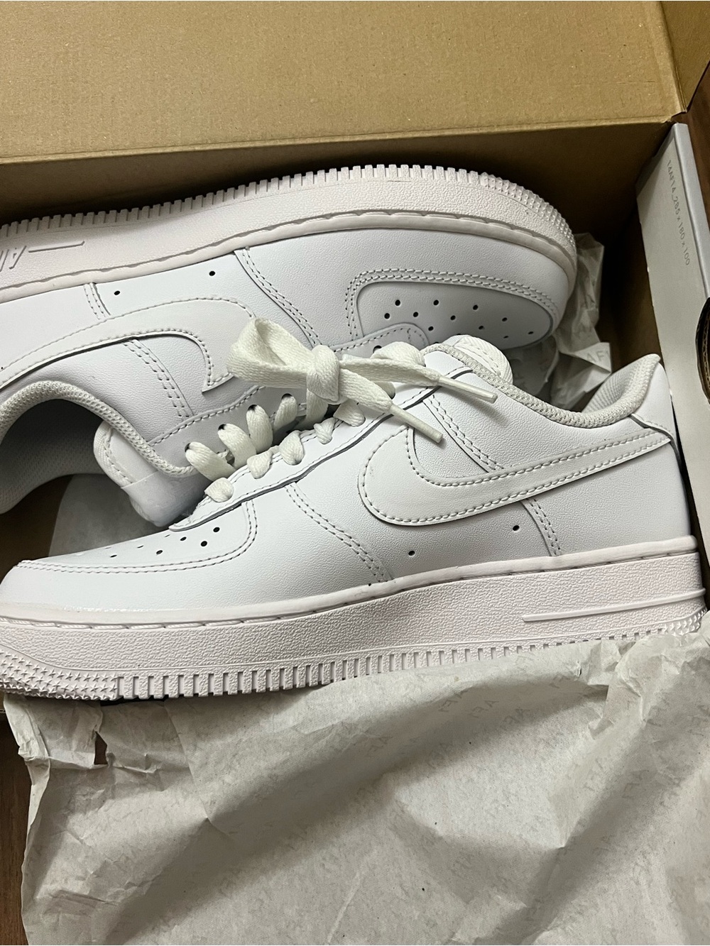 Nike Women’s 'White Air Force Ones Low-Top Sneakers - Classic Style
